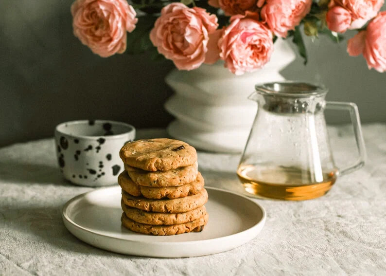 Bag veganske cookies med chokolade & macadamianødder