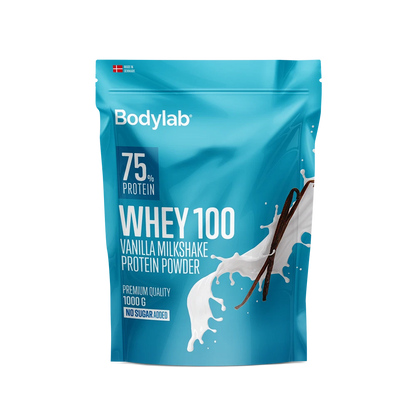 Bodylab Whey 100 protein pulver tilbud (5 kg - 599 kr) først til mølle kg pris KUN 119 KR (du modtager 5 poser af 1kg)