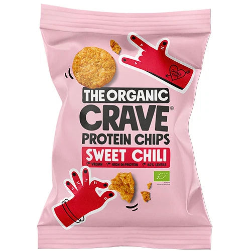 Veganske Protein Chips M. Sweet Chili Økologisk
