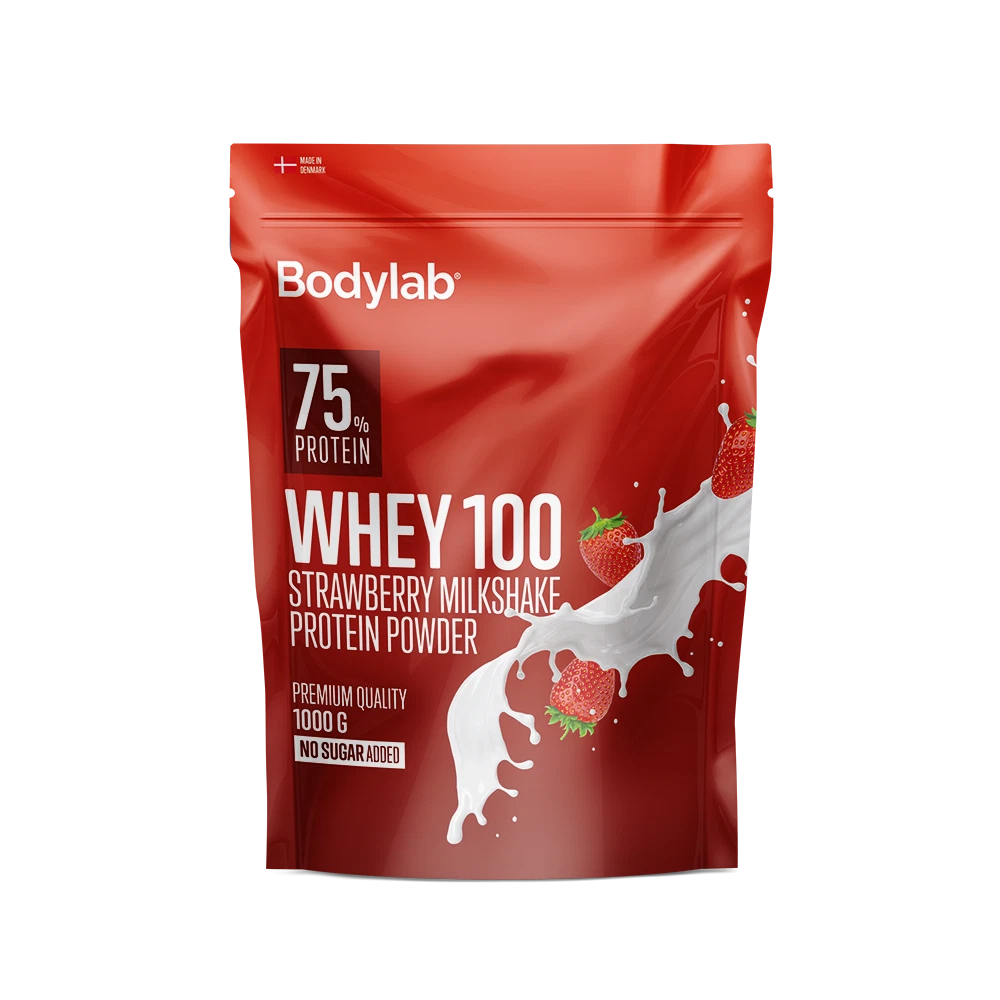 Bodylab Whey 100 protein pulver tilbud (5 kg - 599 kr) først til mølle kg pris KUN 119 KR (du modtager 5 poser af 1kg)