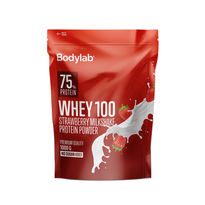 Bodylab Whey 100 protein pulver tilbud (5 kg - 599 kr) først til mølle kg pris KUN 119 KR (du modtager 5 poser af 1kg)